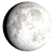 Waxing Gibbous, 13 days, 0 hours, 27 minutes in cycle